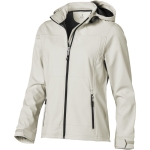 Women's hooded polyester softshell jacket 300 g/m², Elevate Life