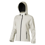 Women's hooded polyester softshell jacket 300 g/m², Elevate Life