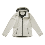 Women's hooded polyester softshell jacket 300 g/m², Elevate Life