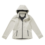 Women's hooded polyester softshell jacket 300 g/m², Elevate Life