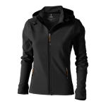 Women's hooded polyester softshell jacket 300 g/m², Elevate Life