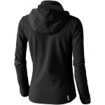 Women's hooded polyester softshell jacket 300 g/m², Elevate Life