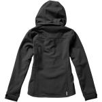 Women's hooded polyester softshell jacket 300 g/m², Elevate Life