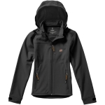 Women's hooded polyester softshell jacket 300 g/m², Elevate Life