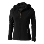 Women's hooded polyester softshell jacket 300 g/m², Elevate Life