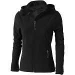 Women's hooded polyester softshell jacket 300 g/m², Elevate Life