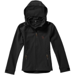 Women's hooded polyester softshell jacket 300 g/m², Elevate Life