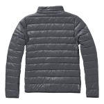 Women's down and nylon 20T jacket, 115 g/m², Elevate Life grey colour