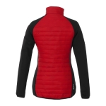 Women's bicolor jacket made of polyester, 380T, Elevate Life red colour