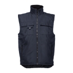 Polyester Oxford vest, 170 g/m2, THC Stockholm navy-blue colour first view