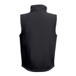 Softshell polyester and elastane gilet, 280 g/m2, THC Baku black colour