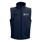 Softshell polyester and elastane gilet, 280 g/m2, THC Baku main view