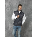 Nylon 380T gilet with insulation, Elevate Essentials dark grey colour