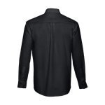 Men's cotton and polyester shirt, 130 g/m2, THC Tokyo black colour second view