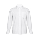 Men's cotton and polyester shirt, 130 g/m2, THC Tokyo white colour first view