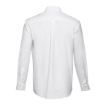 Men's cotton and polyester shirt, 130 g/m2, THC Tokyo white colour