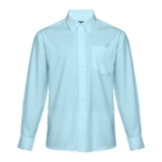 Men's cotton and polyester shirt, 130 g/m2, THC Tokyo light blue colour