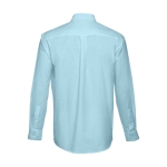 Men's cotton and polyester shirt, 130 g/m2, THC Tokyo light blue colour second view