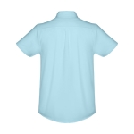 Cotton and polyester shirt, 130 g/m2, THC London WH light blue colour second view