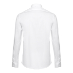 Men's fitted long-sleeved shirt, 115 g/m2, THC Paris white colour