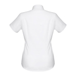 Women's cotton polyester oxford shirt, 130 g/m2 white colour