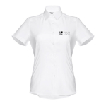 Women's cotton polyester oxford shirt, 130 g/m2 main view