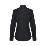 Women's cotton and polyamide shirt, 115 g/m2, THC Paris black colour second view