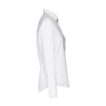 Women's cotton and polyamide shirt, 115 g/m2, THC Paris white colour third view