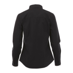 Women's elastic shirt, 118 g/m², Elevate Life black colour