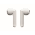 Bluetooth 5.0 earphones with a charging case white colour fifth view