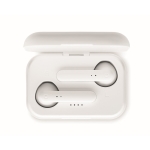 Bluetooth 5.0 earphones with a charging case white colour tenth view