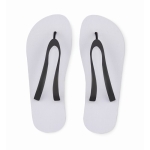 Flip-flops for all-over sublimation black colour second view