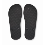 Flip-flops for all-over sublimation black colour third view