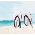 Flip-flops for all-over sublimation black colour second ambient view