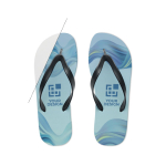 Flip-flops for all-over sublimation view with print area