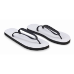 Flip-flops for all-over sublimation black colour second view