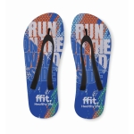 Flip-flops for all-over sublimation black colour third main view