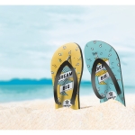 Flip-flops for all-over sublimation black colour third ambient view 2