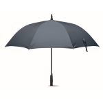 Elegant stormproof umbrella, 190T pongee, Ø 116 blue colour