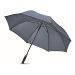 Elegant stormproof umbrella, 190T pongee, Ø 116 blue colour third view