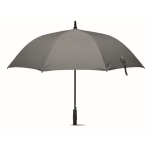 Elegant stormproof umbrella, 190T pongee, Ø 116 grey colour