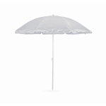 Parasol made of polyester, for summer trade fairs grey colour second view