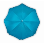 Parasol made of polyester, for summer trade fairs turquoise colour fourth view