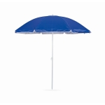 Parasol made of polyester, for summer trade fairs royal blue colour second view