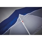 Parasol made of polyester, for summer trade fairs royal blue colour fourth photographic view