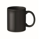 Economical ceramic coffee mug, 300 ml black colour