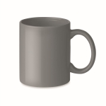 Economical ceramic coffee mug, 300 ml grey colour