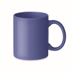 Economical ceramic coffee mug, 300 ml royal blue colour