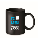 Economical ceramic coffee mug, 300 ml view with print area