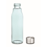 Glass bottle in several colours, 500 ml light blue colour second view